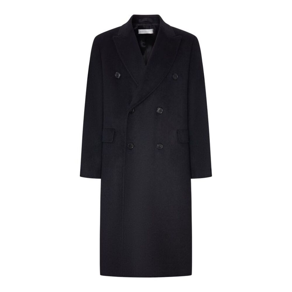 Our Legacy Men Whale Double-Breasted Mohair Wool Coat